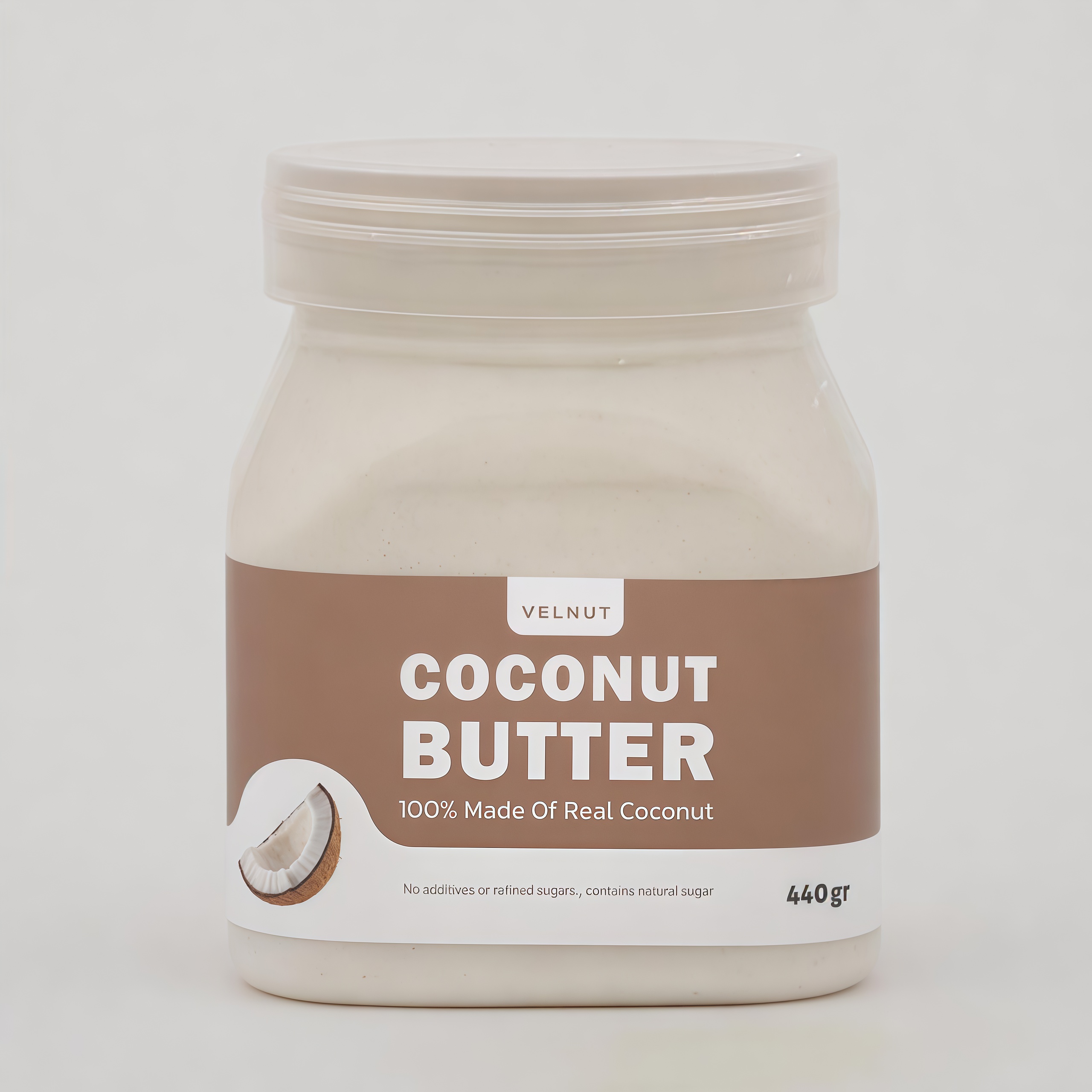 Coconut کره نارگیل ولنات | کره نارگیل طبیعی با طعم اصیل نارگیل